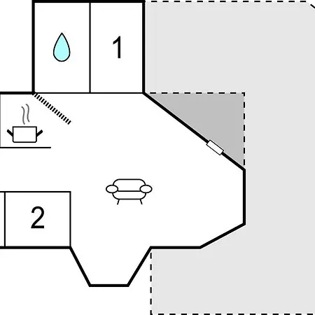 Three-bedroom In Aakirkeby *